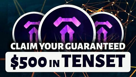 TENSET crypto REVIEW | NEWS and UPDATE | follow the link in the description and get $500