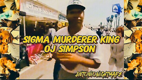 Beautiful White Queen meets an Alpha Sigma Murderer King OJ Simson! Rest In Power Killer!