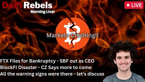 FTX Bankruptcy | SBF Out As CEO | BlockFI Latest | Red Flags for FTX Were There | More Insolvent?