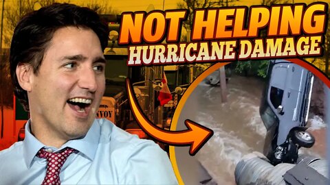 WTF! Trudeau ISN'T Helping Hurricane Fiona Damage