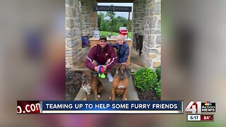 Teaming up to help some furry friends