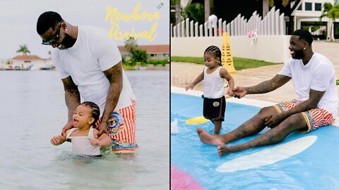 Gucci Mane & Keyshia Ka'oir's Son Ice Tries Ocean Water For 1st Time! 🌊