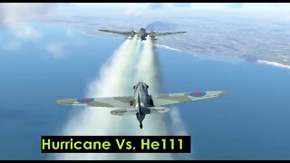 Hurricane Vs HE111 1940 (IL-2 Normandy)