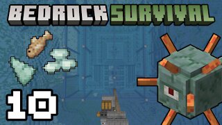 Minecraft Survival 10 Guardian Farm!