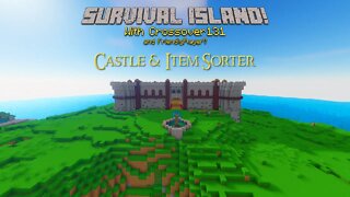 Minecraft Survival Island: Castle and Automatic Storage!