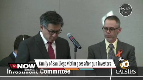 Shooting victim's brother urges gun divestment