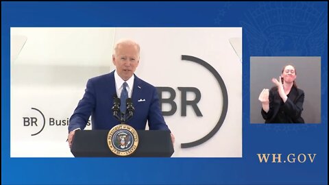 NOW - Biden: Times have shifted, "New World Order" coming.