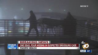 One dead, and four missing at sea off Pacific Beach