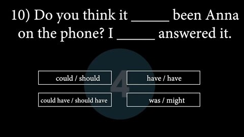 Modal Verbs Past Form Quiz