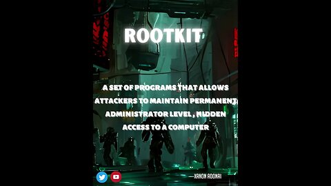 WHAT IS A ROOTKIT #cyberpunk2077 #cybersecurity #infosec #malware #cyberattacks #Rootkit
