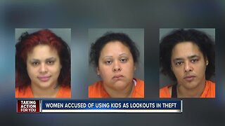 Tampa women accused of stealing $3K in merchandise from Target, using kids as lookouts