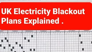 UK Electricity Blackout Plans Explained - (Not my Video but found on Telegram) very relevant info.