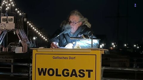 Wolgast - Stefan alias Zorro:Napoleon mit einem Redebeitrag 07-03-2023