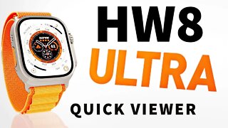 New HW8 Ultra Smart Watch Series 8 Body Temperature SOS BT Call Blood Glucose Monitor Smartwatch