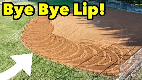 Girls Softball Infield Transformation Before and After
