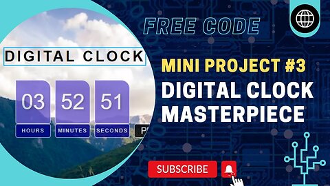 Unleashing the Power of HTML, CSS, and JS: Building an Epic Digital Clock!