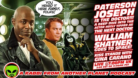 LIVE@5 - Paterson Joseph: The Next Doctor Who??? Bill Shatner Goes To SPACE!!! KISS is AWESOME!