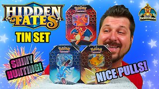 Hidden Fates Tin Set #3 | Shiny Hunting | Pokemon Cards Opening