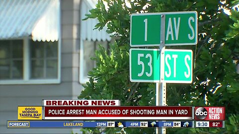 Man arrested after shooting St. Pete man in his front yard, police say