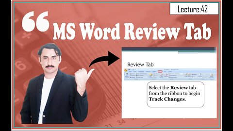 Using the Review Tab of Microsoft Office Word|what is the purpose of review tab|Sadar Khan Tv