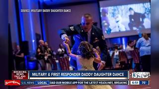Military and first responder daddy daughter dance
