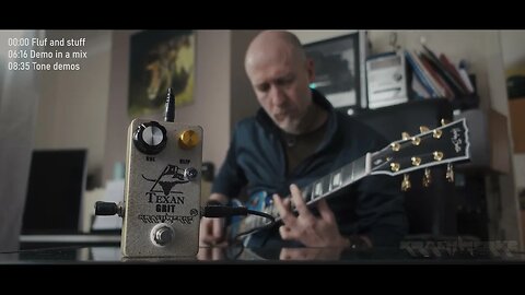 Texan grit rangemaster treble booster pedal demo in a mix