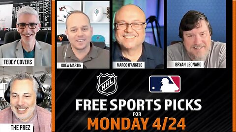 Free Sports Picks | WagerTalk Today | NHL Playoff Betting | MLB Picks | NFL Draft Preview | April 24