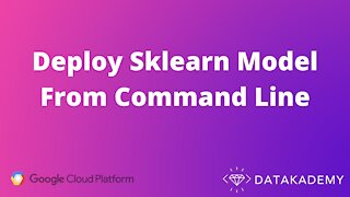 Deploy Sklearn (Scikit-learn) Model From Command Line