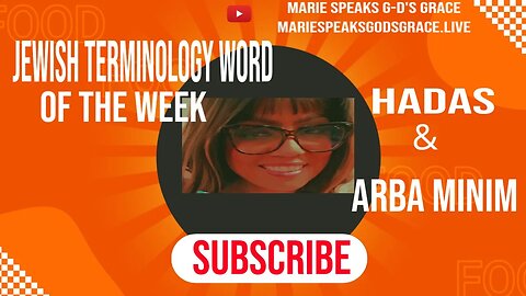 This Week’s Jewish Terminology Word is: hadas and arba minim