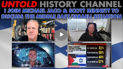 Partain NSA, Jaco CIA SEAL and Bennett CIA Special Ops - Discuss The Israeli Situation and Much More