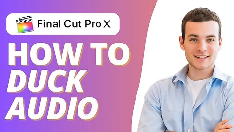 How To Duck Audio in Final Cut Pro X