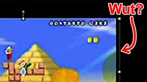 Fun fact: New Super Mario Bros Wii Has Weird Aspect Ratios in 4:3