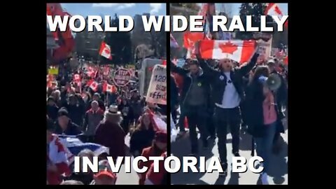 Thousands March in Victoria BC Against Jab Passes & Social Credit System | March 19th 2022