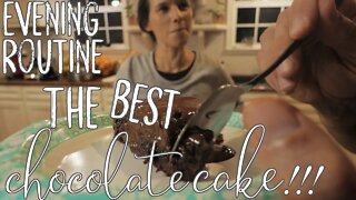 Evening Routine/ Plant Based/ THE BEST Chocolate Cake!!!