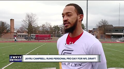 Jayru Campbell holds personal pro day for NFL Draft