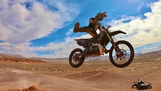 Sand Hollow State Park - Vlog #003 Dirtbikes, SXS, ATV, Camping and trail riding MX Freestyle
