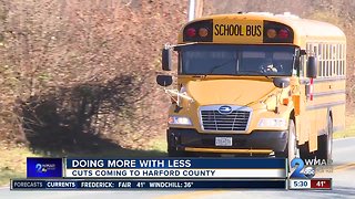 Cuts coming to Harford County schools
