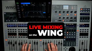 Dialing in a Live Stream Mix on the Behringer WING - 🔴 Live Mixing 🔴