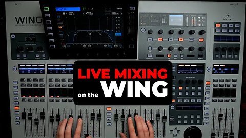 Dialing in a Live Stream Mix on the Behringer WING - 🔴 Live Mixing 🔴
