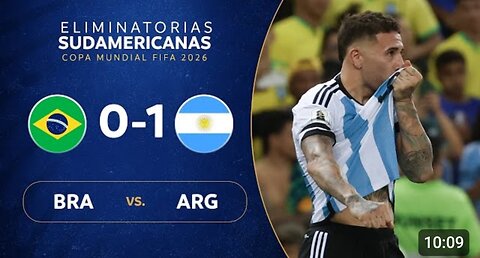 Brasil Vs. Argentina [0-1] Highlight | Bra Vs Arg Highlights