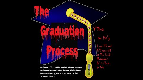 071 The Graduation Process Podcast 71 Rabbi Kaduri+Dear Hearts and Gentle People Mini Series...