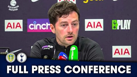 Mason "YOU CAN'T DO TRANSFERS WITHOUT A MANAGER!" Leeds Vs Tottenham [PRESS CONFERENCE]