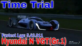 Gran Turismo 7: Time Trial: Hyundai N VGT(Gr.1)-Time: 5.43.911
