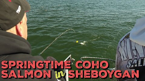 Catching Coho Salmon on Lake Michigan