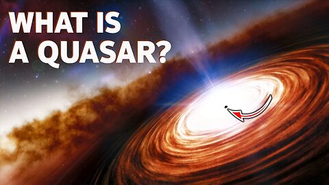 IS QUASAR A BLACK HOLE? WHAT IS IT, AND HOW DOES IT FORM? | GALAXY COLLISION -HD