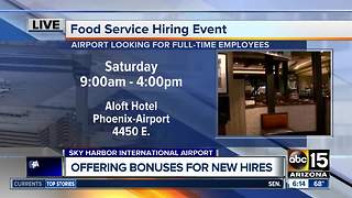 Sky Harbor International Airport looking to hire workers