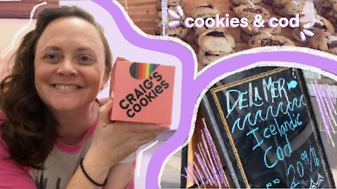 Cookies and a Trip to a fish market + exciting giveaway announcement