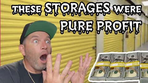 These STORAGES were PURE PROFIT ~ how to make money on storage wars auctions
