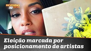 Eleição foi marcada por posicionamento de artistas