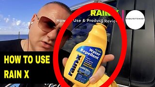 How to Apply Rain X